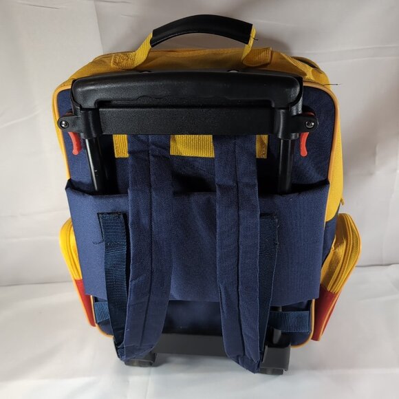 Franklin The Turtle 1986 Embroidered Backpack Roller Bag Suitcase Multicolor - Picture 6 of 16